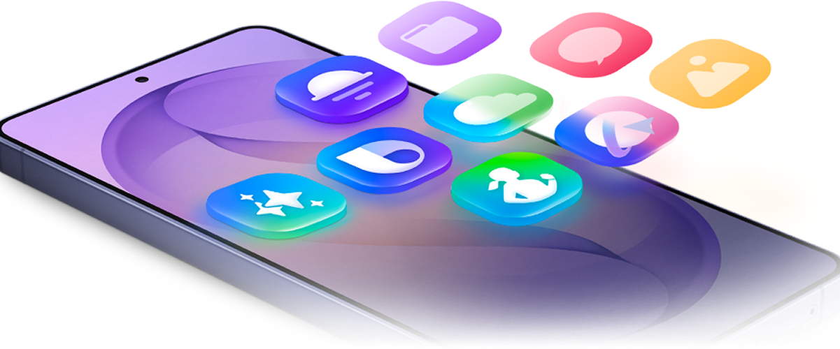 Immagine dimostrativa applicazioni Galaxy S26
